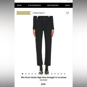 Agolde 90s pinch waist jean